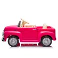 thumbnail image 4 of 12v Kids Ride on Truck Car, Vintage Modeling Kids Battery Powered Vehicles, Licensed 3100 Pickup, 3 Speeds, High-Power up to 4.35mph, Electric Car for Kid Aged 3+, Pink, 4 of 9