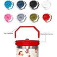 thumbnail image 4 of 30 oz Christmas Santa Flip Tumbler with lid and Straw,Christmas CoffeeTravel Mug Cup Water Botter,Christmas Gifts for Women,Christmas Stuff Decor Accessories, 4 of 6