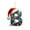 B, variant on BinKFF 26 Letter Ornaments for Christmas Tree Decoration - Personalized Hanging Pendant Xmas Alphabet for Christmas Initial Ornament 2025, DIY Craft Ornaments,Gifts for Family Friends