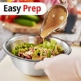 thumbnail image 4 of Culigrade Stainless Steel Mixing Bowl Set of 6-0.75, 1.5, 3, 4, 5, 8 Quart Sizes - Nesting, Durable, Easy to Clean, Ideal for Baking, Cooking, and Food Prep, 4 of 4