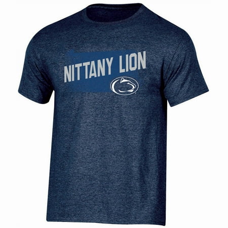 Nittany Lion T-shirt - Men's Russell Navy Penn State Nittany Lions Slant T-Shirt
