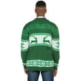 thumbnail image 3 of Men's Christmas Cardigans Ugly Xmas Sweaters Reindeer Snowflake Shawl Collar Knitted Cardigan Sweater, 3 of 11