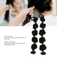 thumbnail image 4 of Coletas Trenzadas de Burbujas, Extensión de de Caballo Trenzada Larga Sintética Suave Con Base de Diadema Resistente, Para Mujeres y Niñas, 4 of 7