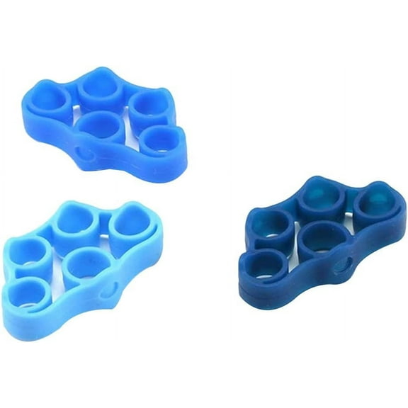 Resistance Band Finger Stretcher 3 in 1 Exerciser Hand Extender Strengthener Finger Grip Trainer for Forearm Exercise Guitar Grip Finger Climbing and