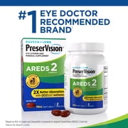 PreserVision AREDS 2 Eye Vitamins and Mineral with Lutein and Zeaxanthin with Ocusorb Softgels, 140 Count