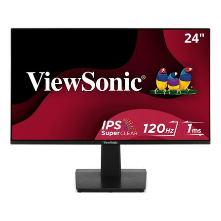 ViewSonic VA2448-MH 24 Inch Full HD 1080p IPS Monitor with 120Hz, Variable Refresh Rate, Eye Care, HDMI, and VGA Inputs for Home and Office