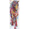 Pintura de diamante Caballo colorido Taladro redondo completo Imagen de dibujo de diamantes de imitación Hugtrwg Para estrenar
