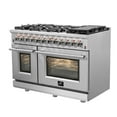 thumbnail image 2 of Forno FFSGS612548 48 inch Cossato Stainless Duel Fuel Electric Oven & Gas Surface Range, 2 of 4