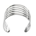 thumbnail image 3 of 12pcs/set Napkin Buckle Metal Table Towel Holder Back Pattern Napkin Rings; Party Napkin Ring Decoration Dinner Cloth Buckle Decor, Silver, 3 of 9