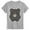 Grey, variant on Girls Cute Bear Print Short Sleeve Round Neck Loose Summer Tee Purple 1-2 Years