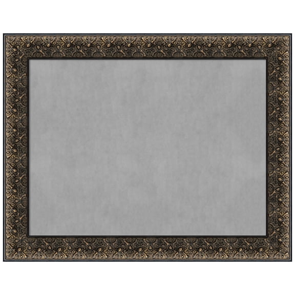 Amanti Art Intaglio Embossed Black Framed Magnetic Board 29 x 23 in.
