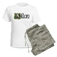 thumbnail image 5 of CafePress - Dillon Celtic Dragon Women's Light Pajamas - Women's Short Sleeve Print T-Shirt and Pants Light Cotton Pajama Set, 5 of 7