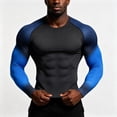 thumbnail image 2 of Yifymode Mens Long Sleeve Compression Shirts Quick Dry Moisture Wicking Athletic Workout Raglan Sleeve Running Gym Training Active Undershirts, 2 of 6