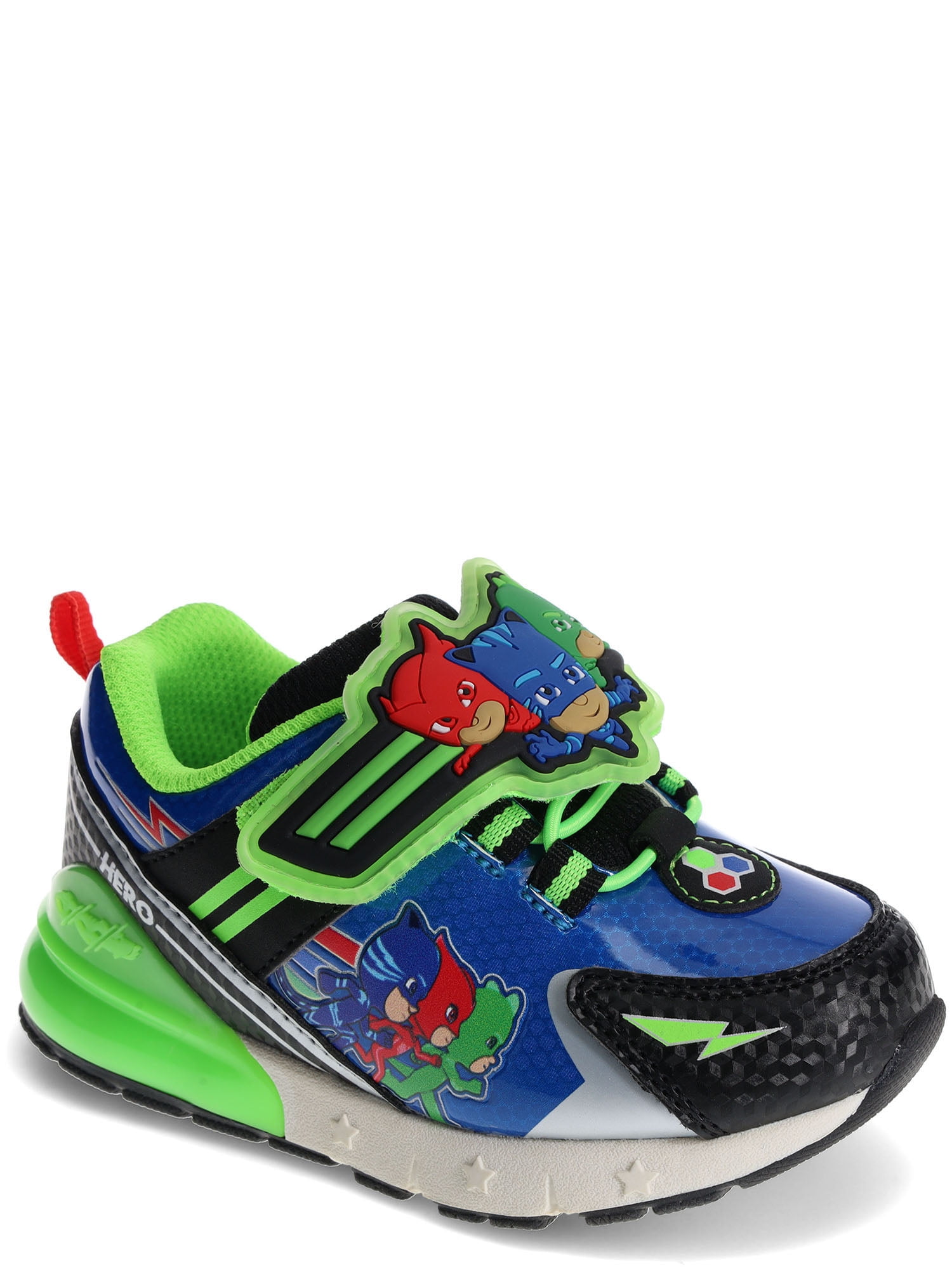 PJ Masks Toddler Shoes,Light Up Tennis Sneaker,Rubber Hard Bottom,Toddler/Kids Sizes 7 to 10 