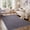 Gray, variant on GENIMO 8'x10' Area Rug, Machine Washable Modern Floral Textured Plush Rug with Non Slip Backing for Living Room, Bedroom, Dining Room, Dark Gray