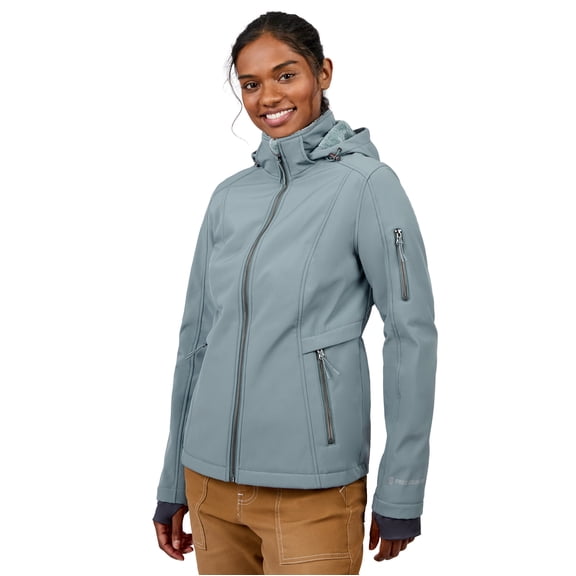 Free Country Women's Aeris II Super Softshell® Jacket Sage Steel L