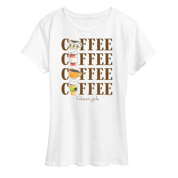 Gilmore Girls - Coffee Repeated - Women's Short Sleeve Graphic T-Shirt
