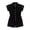 Black Soot, variant on Girls Denim Romper, Sizes 4-18