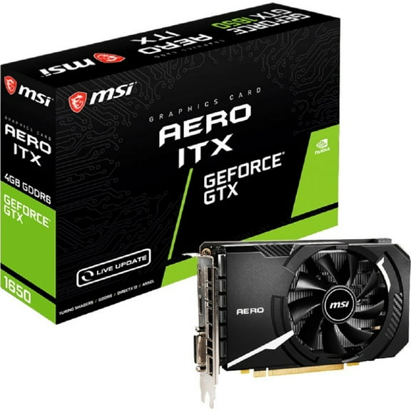 MSI AERO GeForce GTX 1650 D6 ITX V1 4GB Graphic Card