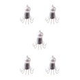 thumbnail image 2 of Advancent Fishing Lure 6-claw Hooks Portable Universal Tackle Tool Barbed Fish Fisherman Freshwater Metal Fishhooks Professional Type2, 2 of 6
