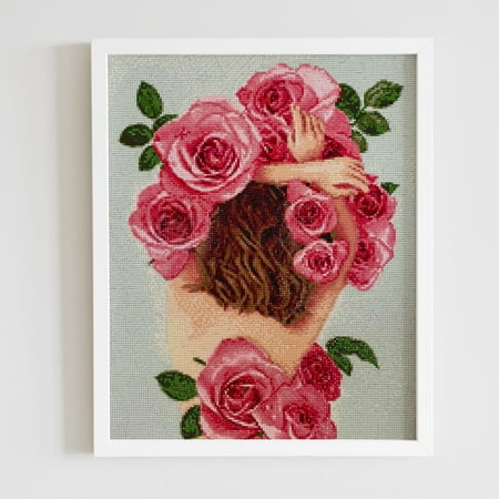 UPC: 4630103941991 | Diamond Painting Kit Flower Tenderness Crafting Spark 18.9 x 14.9 in CS2523 Diamond Art