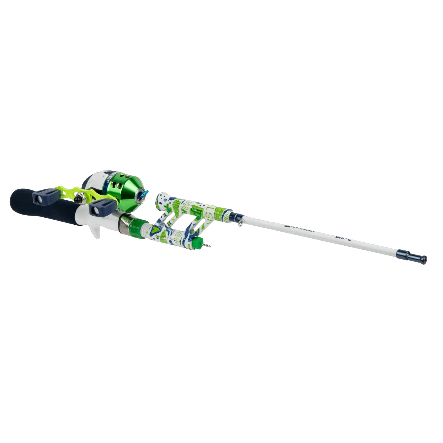 Tiny Micro TF Pocket Combo - Green Briyo Fishing Rod & Reel Set
