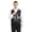 Black, variant on Adult Mesh Vest Zipper Supermarket Team Volunteer Uniform Vest - Black