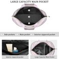 thumbnail image 3 of 22 Inch Oversized Travel Bag Lightweight Canvas Weekender Duffel with Multi Pockets, Aurora Print, 3 of 5