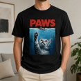 thumbnail image 6 of Funny Cat Paws Graphic T-Shirt, Unisex Classic Fit Animal Tee, 6 of 9
