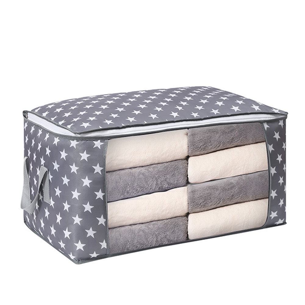 Large Capacity Clothes Storage Bag Organizer with Reinforced Handle