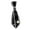 Blanc Noir, variante sur KLKCMS Femme Ruban à Nouer Broche Décoration Pince à Nouer Élégant pour Blouse Étudiante Noir