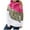 Pink, variant on Fesfesfes Women Hooded Casual Polka Leopard Print Contrast Long Sleeve Hoodie Sweatshirt Tops or