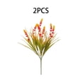 thumbnail image 2 of SLYNSHome 2Pcs Fall Artificial Golden Wheat Grass Bouquet Faux Barley Grain And Malt Stalks, Autumn Harvest Floral Arrangement For Living Room Table Centerpiece Decor, 2 of 9