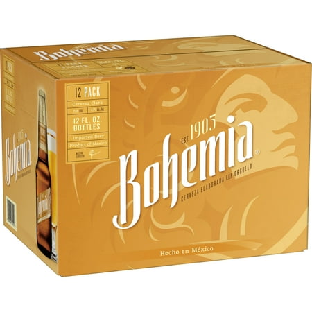Bohemia Mexican Lager Import Beer, 12 pack, 12 fl oz Bottles