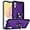 Purple, variant on for Galaxy A01 Case,Samsung A01 Case,with HD Screen Protector,[Military Grade] Ring Car Mount Kickstand Hybrid Hard PC Soft TPU Shockproof Protective Case for Samsung Galaxy A01 (Purple)