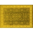 thumbnail image 1 of Ahgly Company Indoor Rectangle Oriental Yellow Traditional Area Rugs, 7' x 10', 1 of 4
