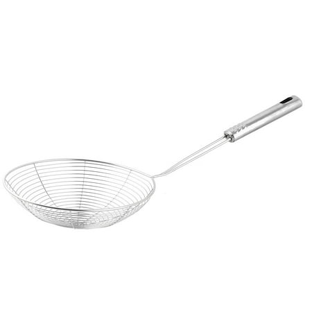 Kitchen Stainless Steel Noodles Dumpling Sieve Mesh Strainer Scoop