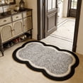 thumbnail image 1 of Linen Style Entrance Floor Mat,Absorbent Non Slip Door Rug With Washable Surface For Bathroom Bedroom And Kitchen Placement,Durable Comfortable Texture Decorative Indoor Household Floor Carpet, 1 of 6