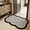 Gray, variant on Cloud-Shaped Bordered Bath Rug, 15.74"x23.62", Non-Slip Absorbent Rug with Dotted Trim, Home Indoor Decor Floor Mat