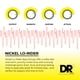 thumbnail image 3 of Cuerdas para bajo DR Strings Nickel Lo-Rider 40-100 niqueladas, 3 of 8