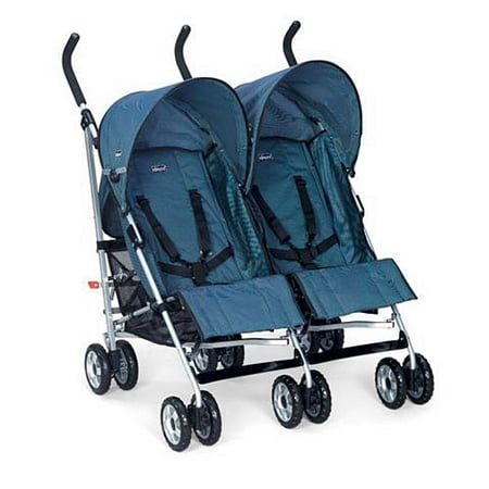 Chicco Citta Twin Stroller, Blue Sky