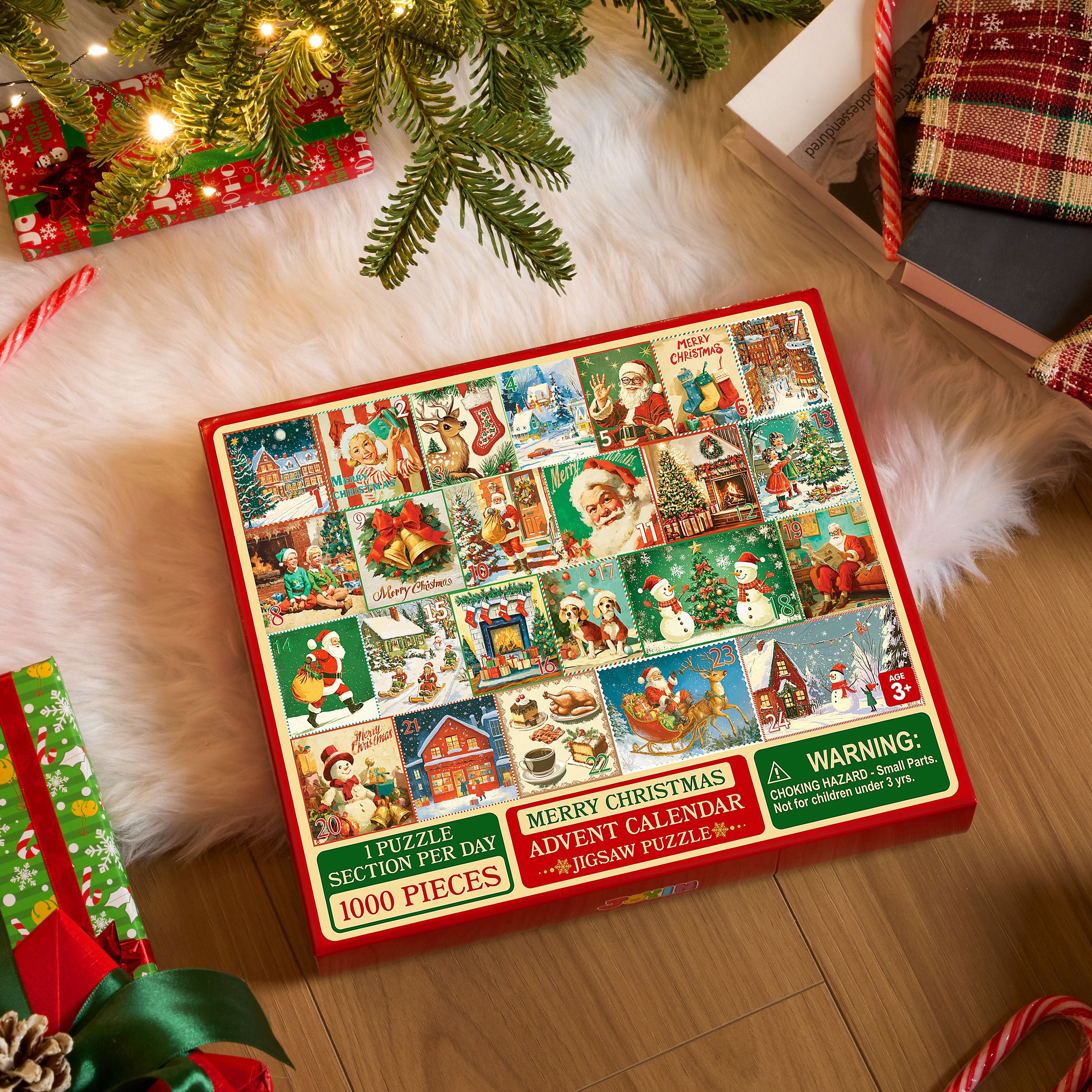 1/7スケール 戦場の￼ヴァルキューリアーXMAS. PARTY SETー Joyfy 1000 Pcs Christmas Advent Calendar 2026 Puzzle, 24 Days