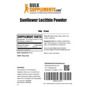Pure Sunflower Lecithin Powder - Digestive, Heart, Skin Support, 2400mg (100g - 83 Servings)