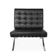 thumbnail image 1 of Plata Decor - Cross Lounge Chair  in Black, 1 of 3