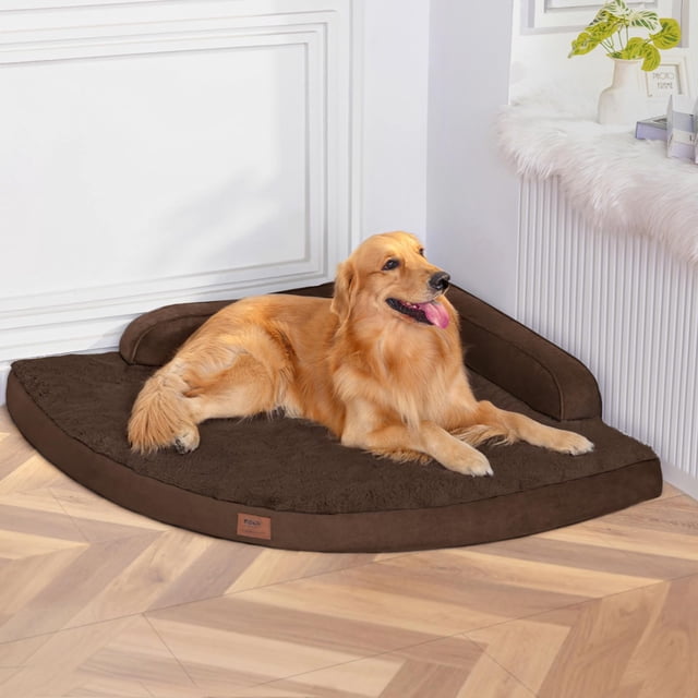 Cama ortopédica grande para perros MEKIY con funda extraíble y lavable