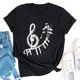 thumbnail image 4 of Blusa Informal Elegante Para Mujer, Camisas Para Hombre, Regalos, Camiseta Con Estampado de Letras, Manga Corta Odeerbi  ODB165905, 4 of 8