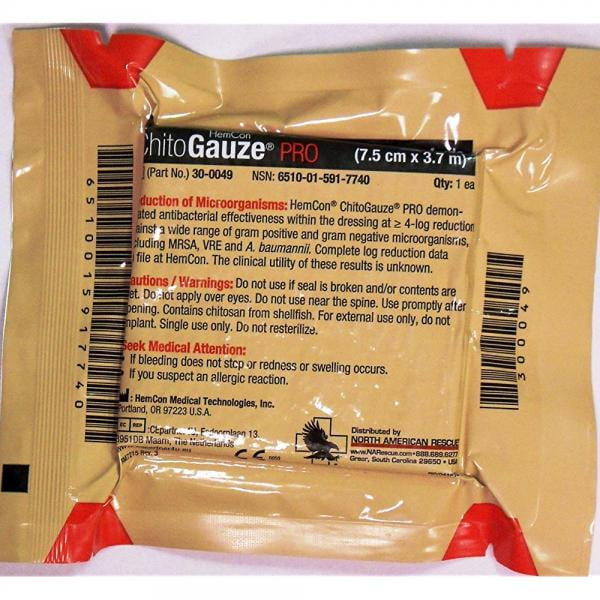 Hemcon Chitogauze Z Folded 3 X 4yds Walmart Com Walmart Com