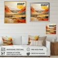 thumbnail image 4 of Designart "Bold horizon Canyon Desert VII" Landscapes Floater Framed Canvas Print, 4 of 7