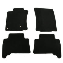 Ikon Motorsports Nylon Car Floor Mats Compatible with 2010-2012 Toyota 4Runner, OE Fitment Style Black Driver Passenger Car Carpets, Front Rear 4PCS Full Set