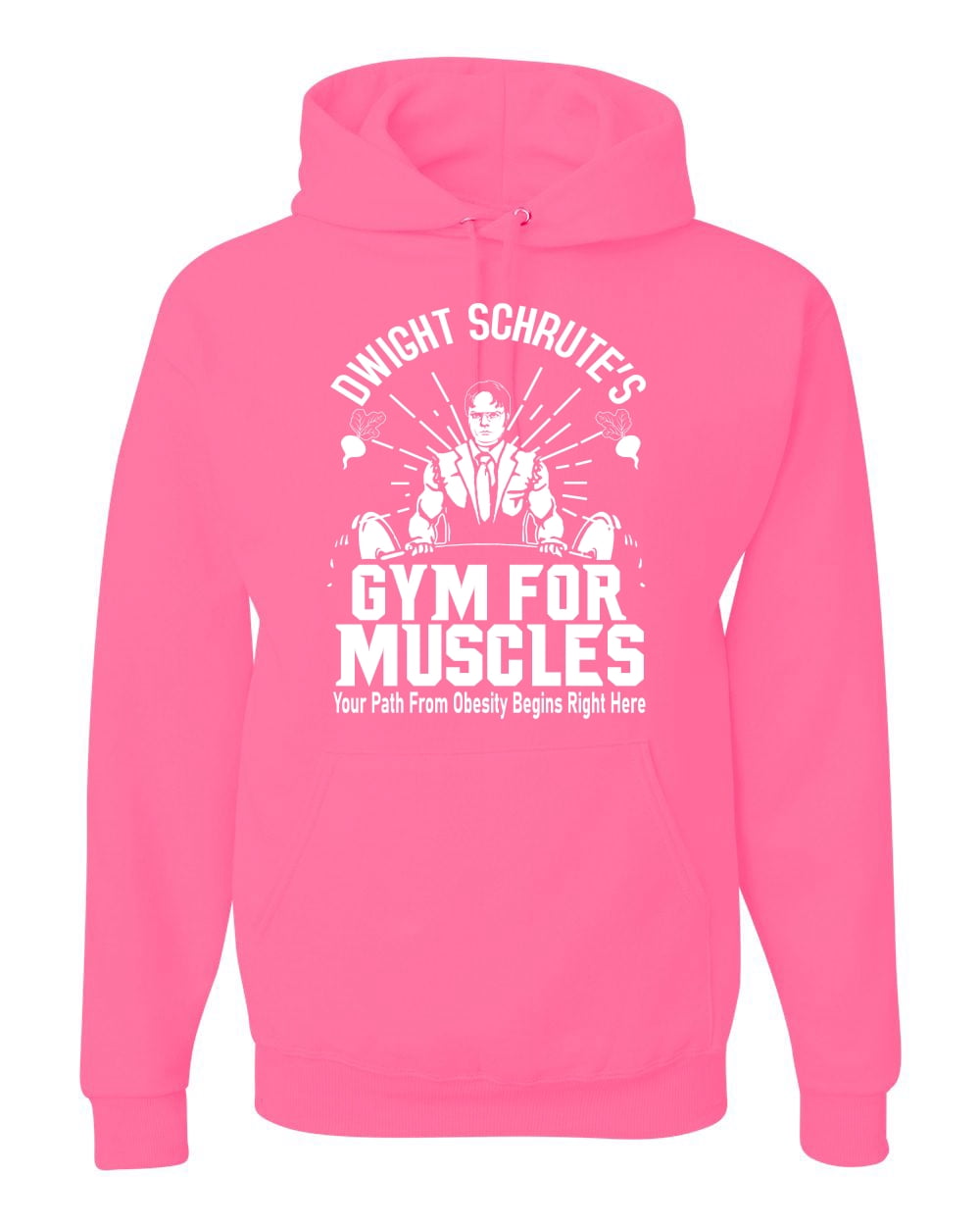 dwight schrute gym for muscles sweatshirt
